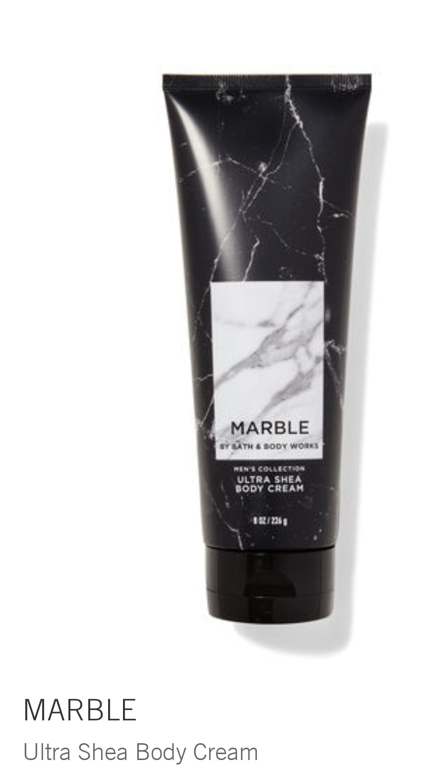 Marble body cream