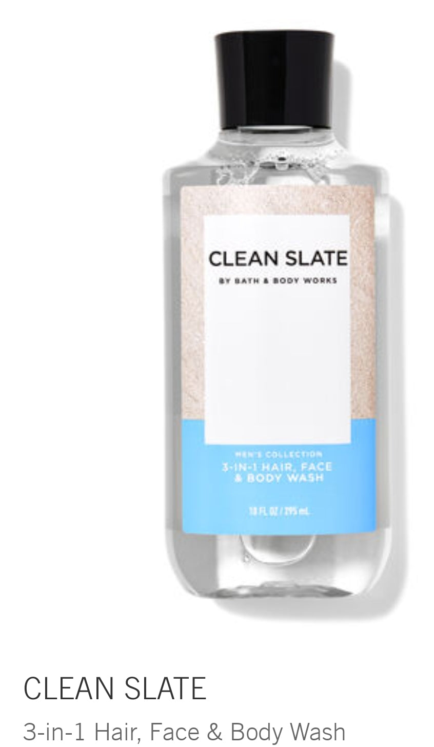 Clean slate body wash