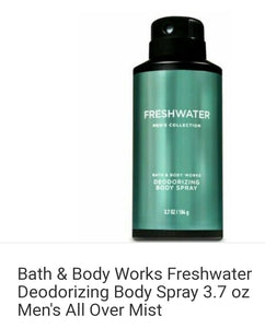 Freshwater body spray